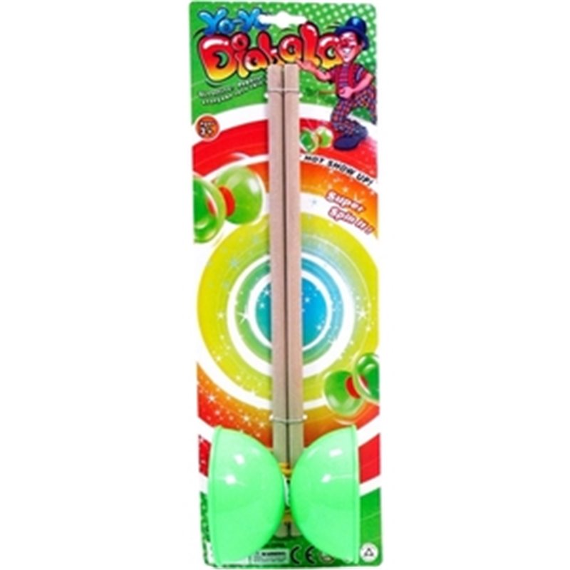 DIABOLO PALO MADERA 30 CM 2 COLORES