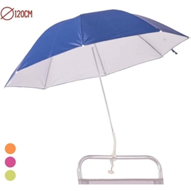 SOMBRILLA SILLA PLAYA PROTECC4COL120CM