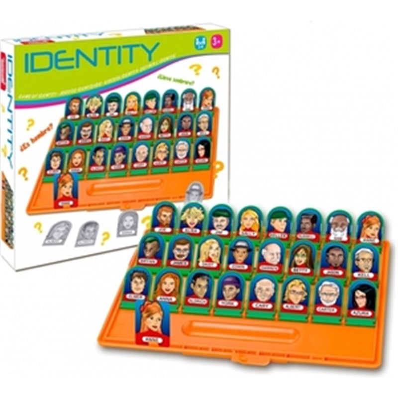 JUEGO IDENTITY PERSONAJES 32X22 +3 AÑOS