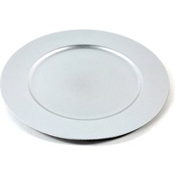 BAJO PLATO PLATA PROLIPOPILENO 33 CM