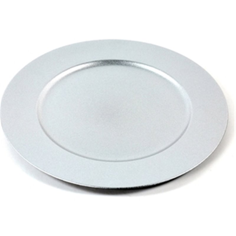 BAJO PLATO PLATA PROLIPOPILENO 33 CM