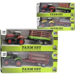 TRACTOR CON REMOLQUE METAL 16 CM4 MOD