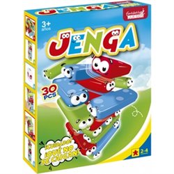 JUEGO JENGA OJITOS 30 PZ 26X19