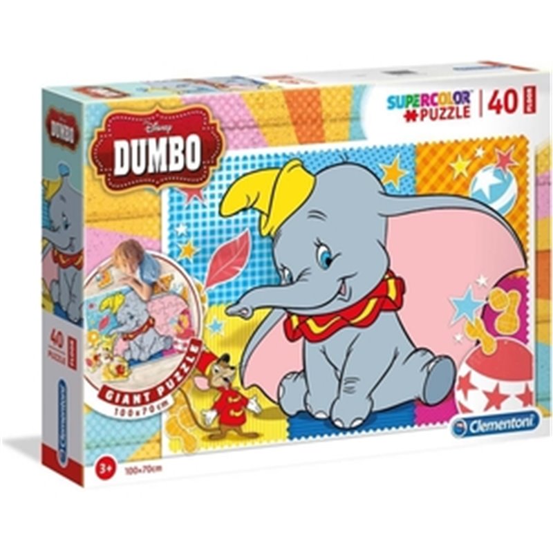 DUMBO PUZZLE SUELO 40 PIEZAS