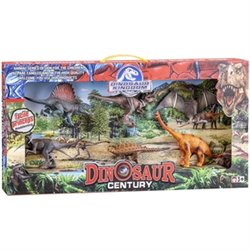 SET 6 DINOSAURIOS CAJA 55X26 CM