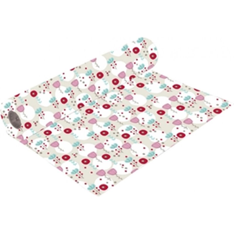 BOBINA PAPEL REGALO 62CM FLORAL