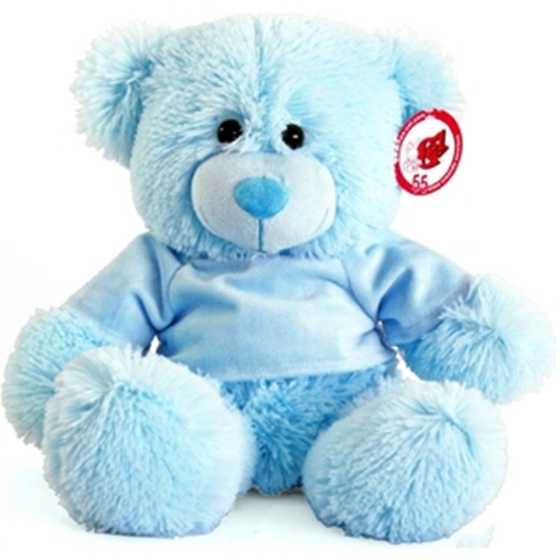 PELUCHE OSO 40 CM - AZUL