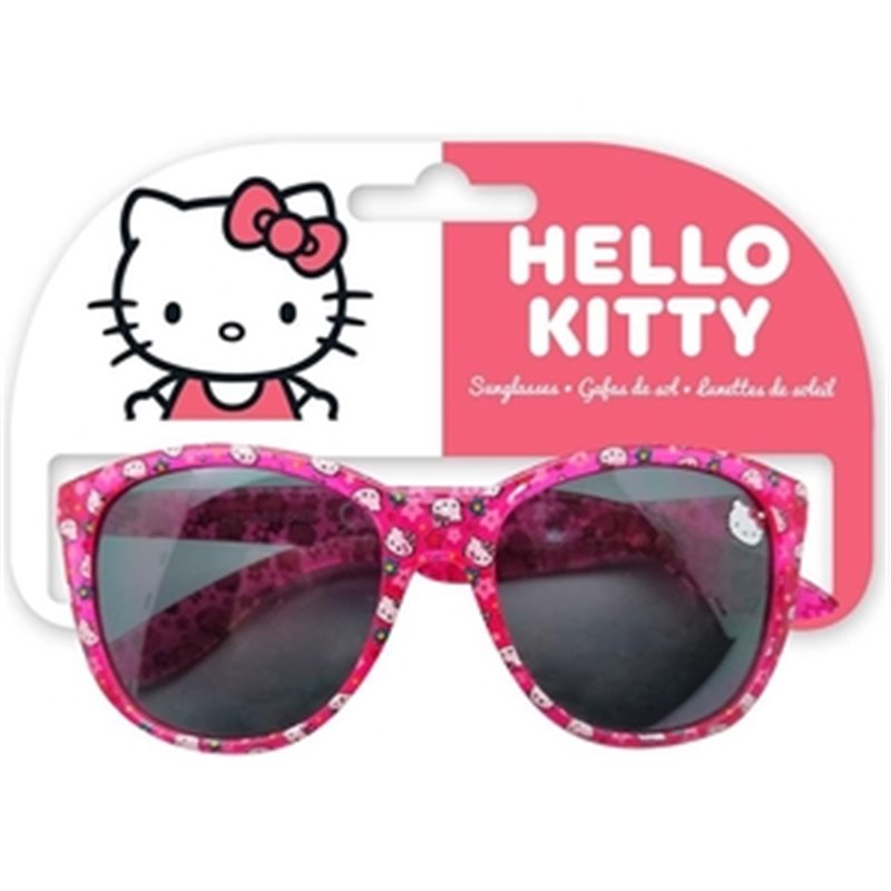 GAFAS DE SOL HELLO KITTY CON PESTAÑA PARA COLGAR