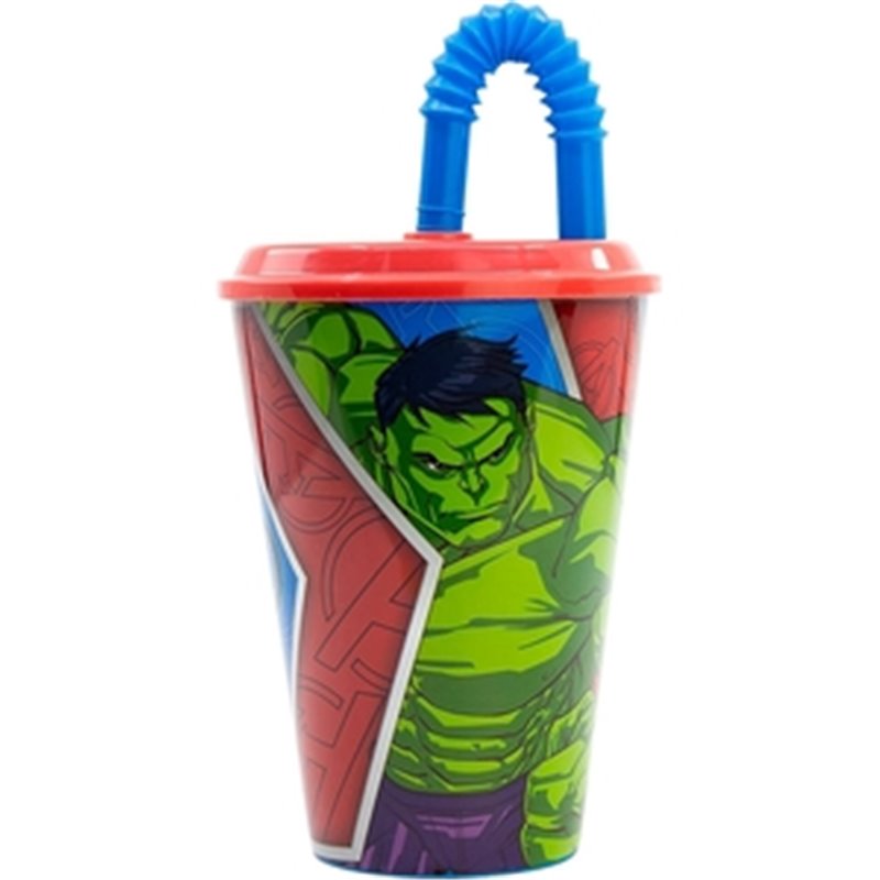 AVENGERS VASO PAJITA 430 ML