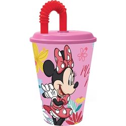 MINNIE VASO PAJITA 430 ML