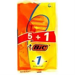 MAQUINAS DESECHABES BIC x6 AMARILLAS