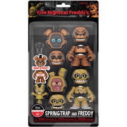 BISTER 2 FIGURAS SNAPS! FIVE NIGHTS AT FREDDYS SPRINGTRAP AND FREDDY