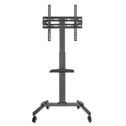 Soporte de Suelo Orientable/ Inclinable con Ruedas Fonestar STS-4244N para TV de 32-65"/ hasta 35kg