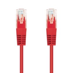 Cable de Red RJ45 UTP Nanocable 10.20.0402-R Cat.6/ 2m/ Rojo