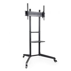 Soporte de Suelo Inclinable con Ruedas TooQ FS1170M-B para TV de 37-70"/ hasta 50kg