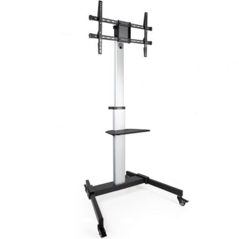 Soporte de Suelo Inclinable/ Ajustable con Ruedas TooQ FS1886M-B para TV de 37-86"/ hasta 50kg