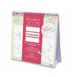 CALENDARIO 2025 SOBREMESA TRENDY DESIGN ESCRIBIR 190X190MM FINOCAM 787060125