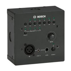 BOSCH PLN-4S6Z PANEL DE PARED REMOTO TODO-EN-UNO, CONTROL DEL DIRECCIONAMIENTO DE MÚSICA AMBIENTAL Y DEL VOLUMEN, SELECCIÓN REMO