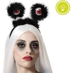 DIADEMA HALLOWEEN OJOS CON LUZ