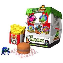 TERROR FRIED HORROR BURGER INCLUYE 3 FIGURAS SORPRESAS Y BOLSA DE SALSA SLIME APESTOSA.