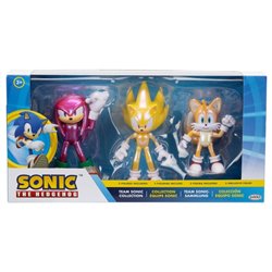 Blister 3 figura Ultimate Team Up Sonic the Hedgehog 10cm