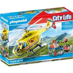 HELICOPTERO DE RESCATE PLAYMOBIL