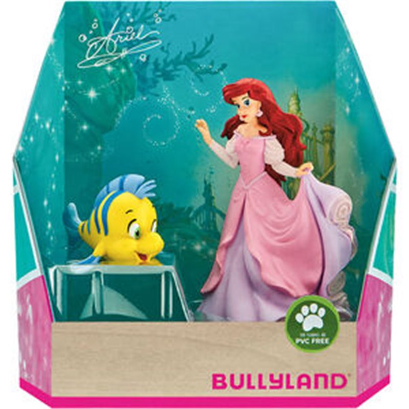 BLISTER 2 FIGURAS LA SIRENITA DISNEY 14CM