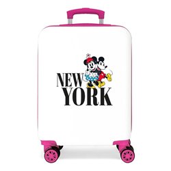 Maleta trolley ABS Trip to New York Mickey &38 Minnie Disney 55cm