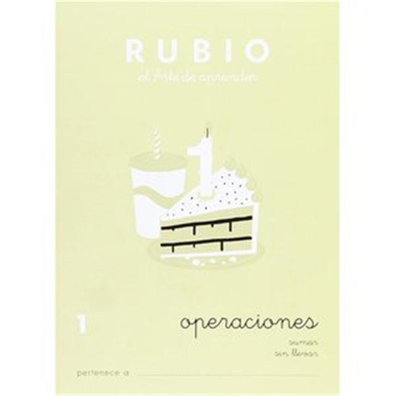 CUADERNO RUBIO OPERACIONES 1 - 8485109503