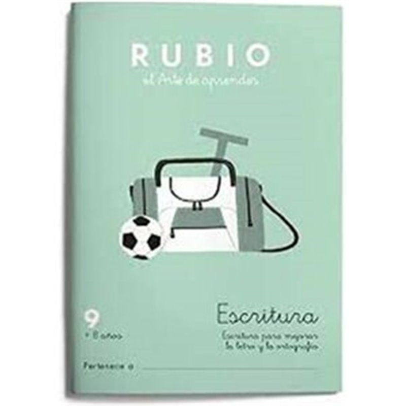 CUADERNO ESCRITURA RUBIO 9