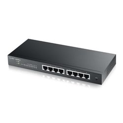 Zyxel GS1900-8 Gestionado L2 Gigabit Ethernet (10/100/1000) Negro