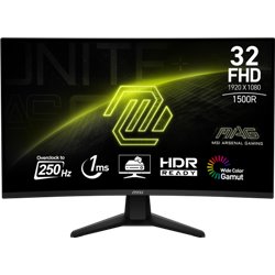 MSI MAG 32C6X pantalla para PC 80 cm (31.5") 1920 x 1080 Pixeles Full HD Negro