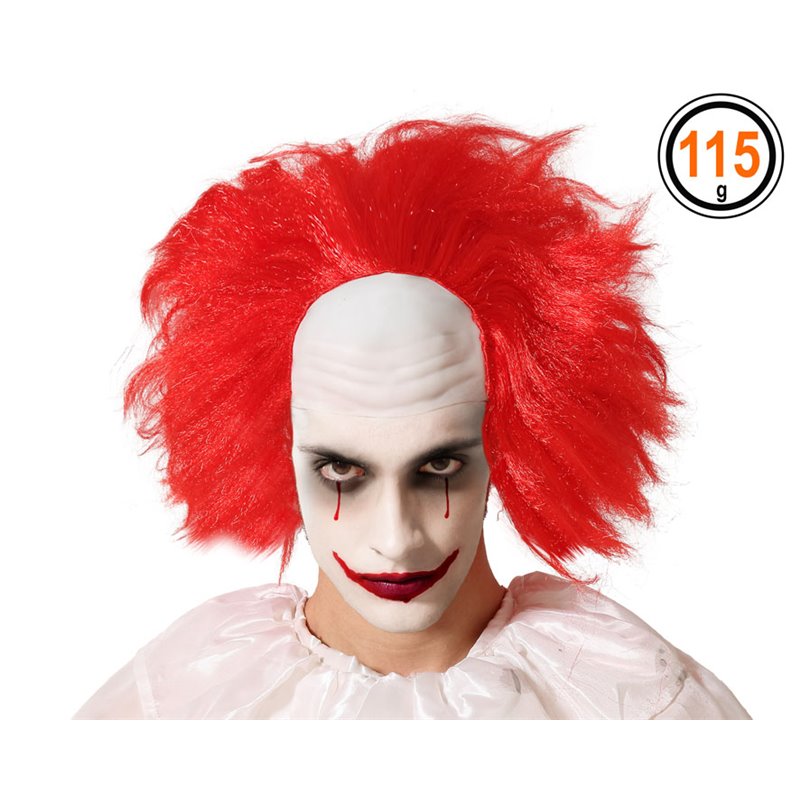 PELUCA PAYASO MACABRO HALLOWEEN