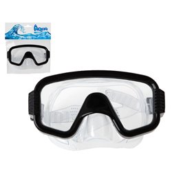 GAFAS BUCEO 19X18CM PVC NEGRO ADULTO