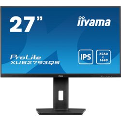 iiyama ProLite XU2793QS-B6 pantalla para PC 68,6 cm (27") 2560 x 1440 Pixeles 2K Ultra HD LED Negro