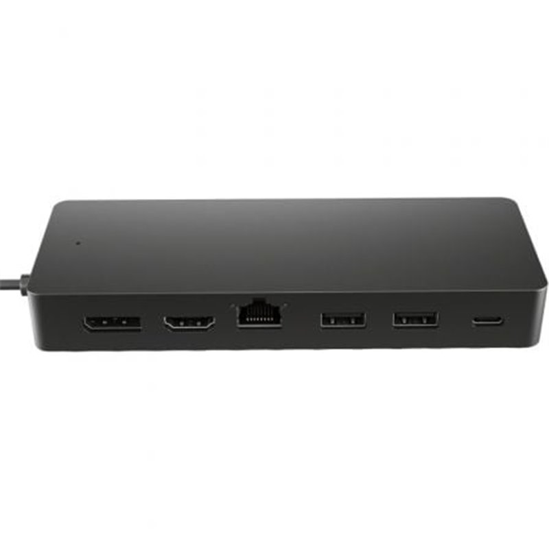 Docking USB Tipo-C HP 50H55AA USB-C/ 2xUSB/ 1xHDMI/ 1xDisplayPort/ 1xRJ45/ 1xUSB Tipo-C PD/ Negro