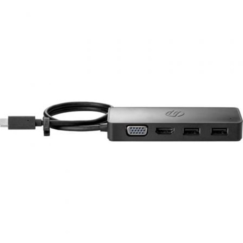 Docking USB Tipo-C HP G2 7PJ38AA/ 2xUSB/ 1xHDMI/ 1xVGA/ 1xUSB Tipo-C PD/ Negro