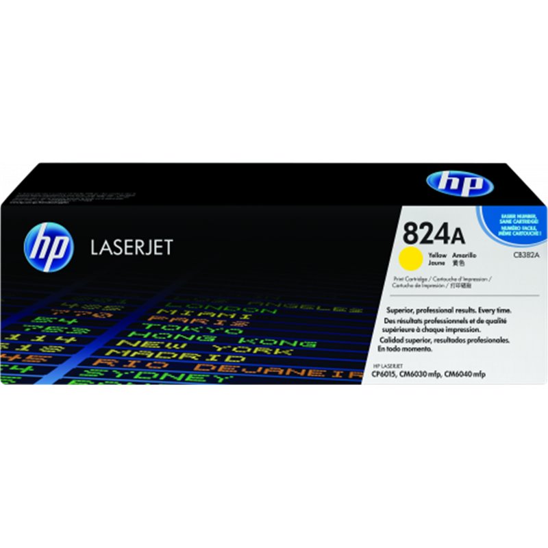 HP 824A TONER HP824A AMARILLO (CB382A)