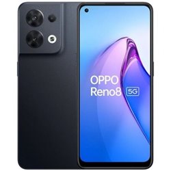 Smartphone Oppo Reno 8 8GB/ 256GB/ 6.43"/ 5G/ Negro Brillante