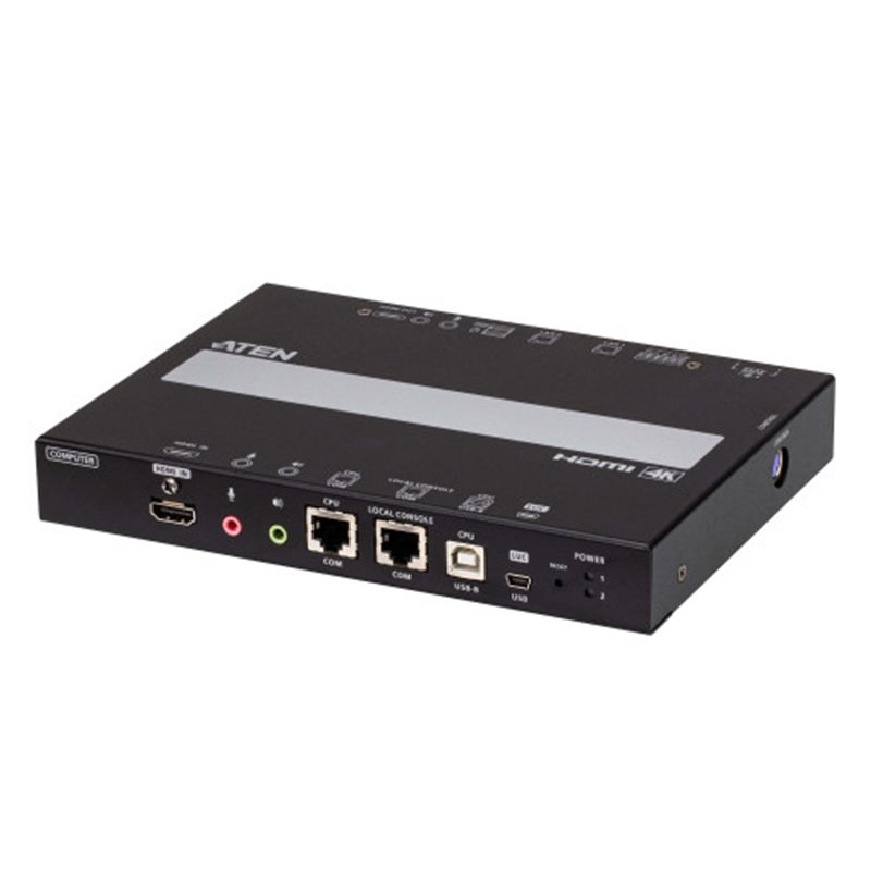 ATEN Conmutador KVM sobre IP 4K HDMI de 1 puerto con acceso compartido local/remoto