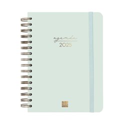 AGENDA 2025 TRENDY ALMA E10 155X212MM DIA PAGINA MENTA FINOCAM 762040325