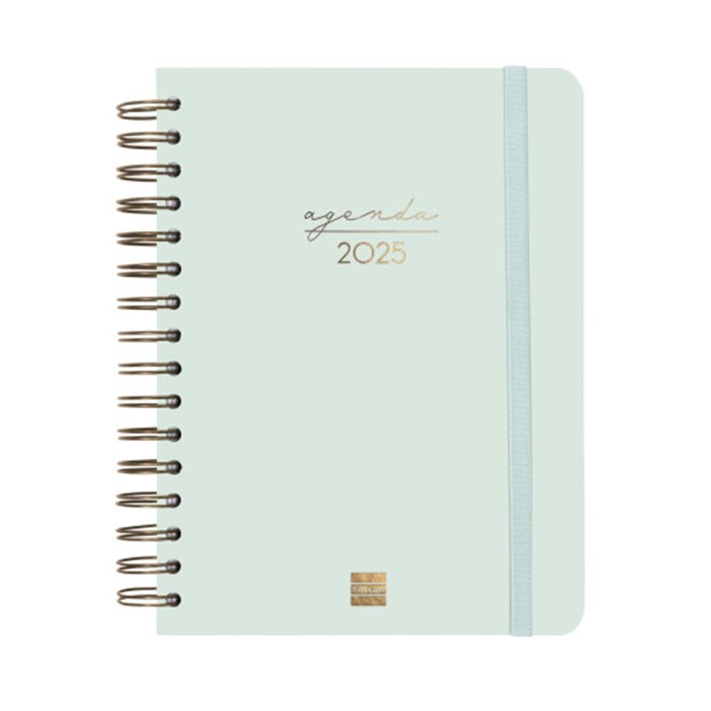 AGENDA 2025 TRENDY ALMA E10 155X212MM DIA PAGINA MENTA FINOCAM 762040325