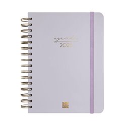 AGENDA 2025 TRENDY ALMA E10 155X212MM DIA PAGINA LILA FINOCAM 762040225