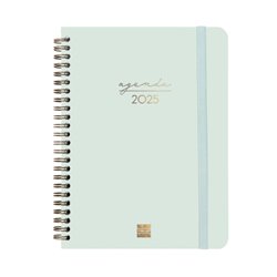 AGENDA 2025 TRENDY ALMA E10 155X212MM SEMANA VISTA HORIZONTAL MENTA FINOCAM 762020325