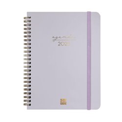 AGENDA 2025 TRENDY ALMA E10 155X212MM SEMANA VISTA HORIZONTAL LILA FINOCAM 762020225