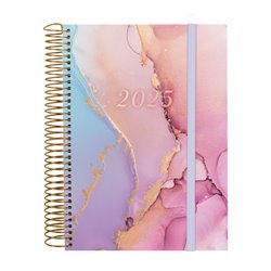 AGENDA 2025 TRENDY DESIGN E10 155X212MM DIA PAGINA GOLDY FINOCAM 742312625