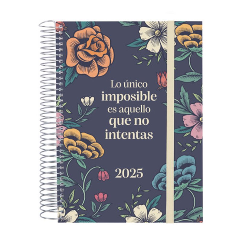 AGENDA 2025 TRENDY DESIGN E10 155X212MM DIA PAGINA IMPOSIBLE FINOCAM 742312525