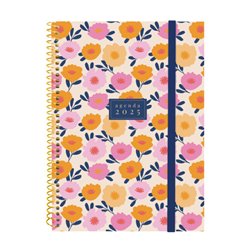 AGENDA 2025 TRENDY DESIGN E10 155X212MM SEMANA VISTA HORIZONTAL SELVA FINOCAM 742232925