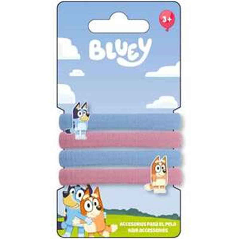 ACCESORIOS PELO COLETERO 4 PIEZAS BLUEY