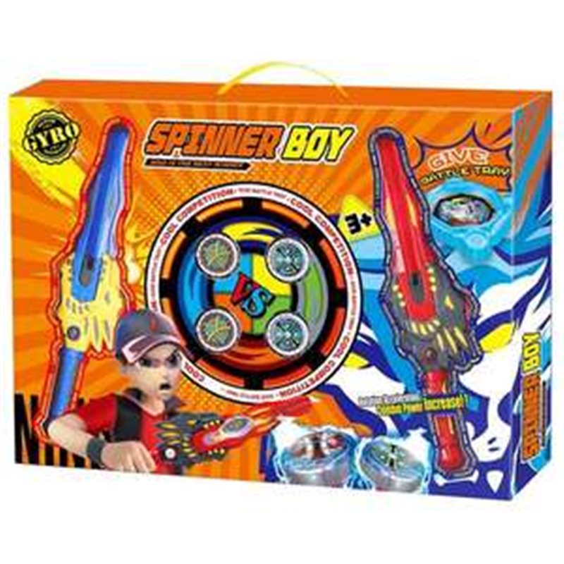 ESTADIO SPINNER BOY 33 CM CON 4 PEONZAS